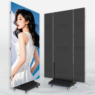 Three fold LED poster 